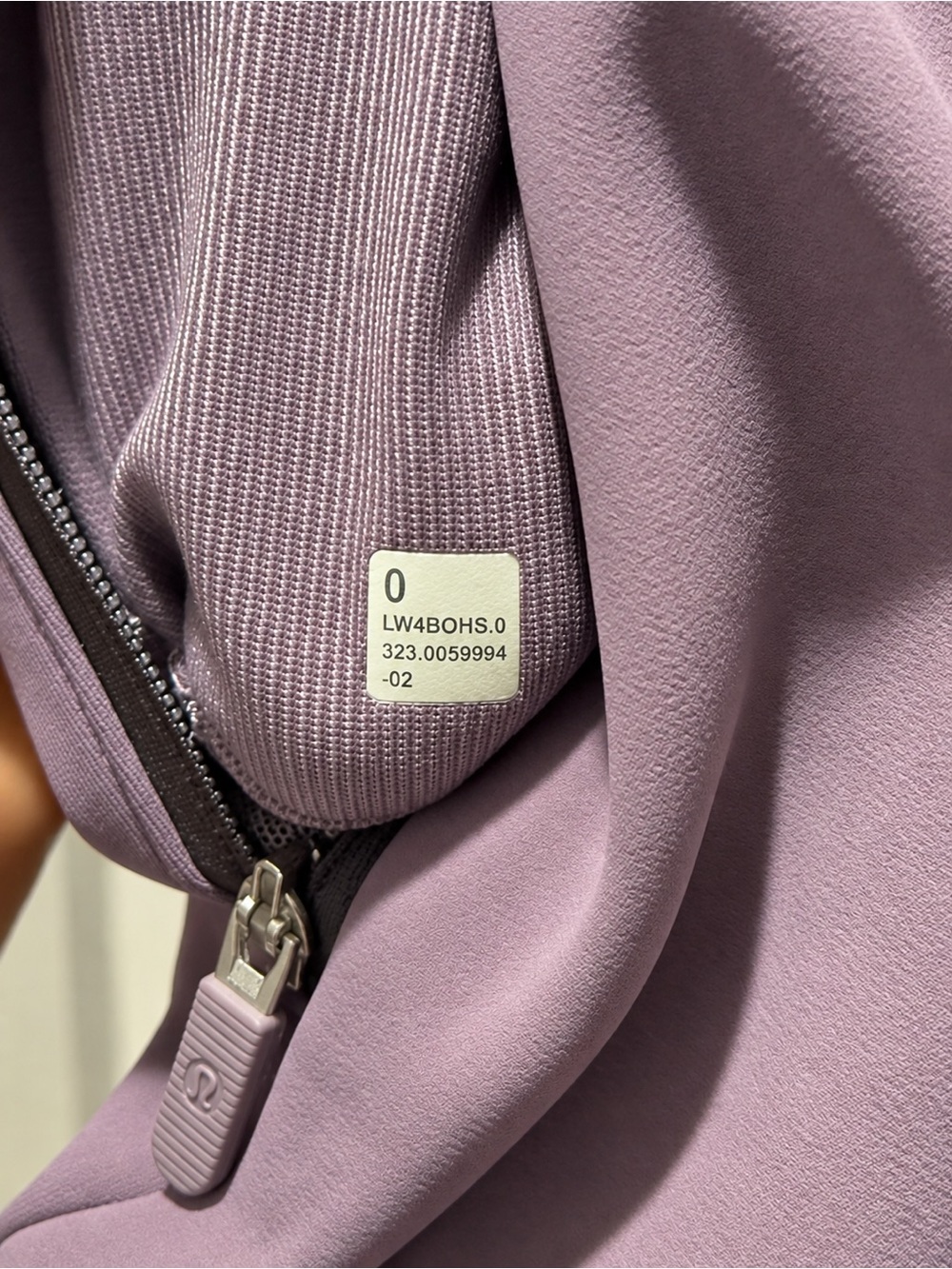 Lululemon Cross Chill RepelShell Jacket Size 0 Purple Mauve Running - Picture 9 of 12
